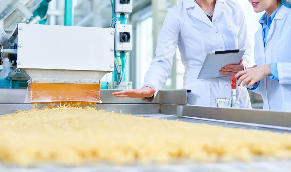 Processi produttivi nella linea alimentare